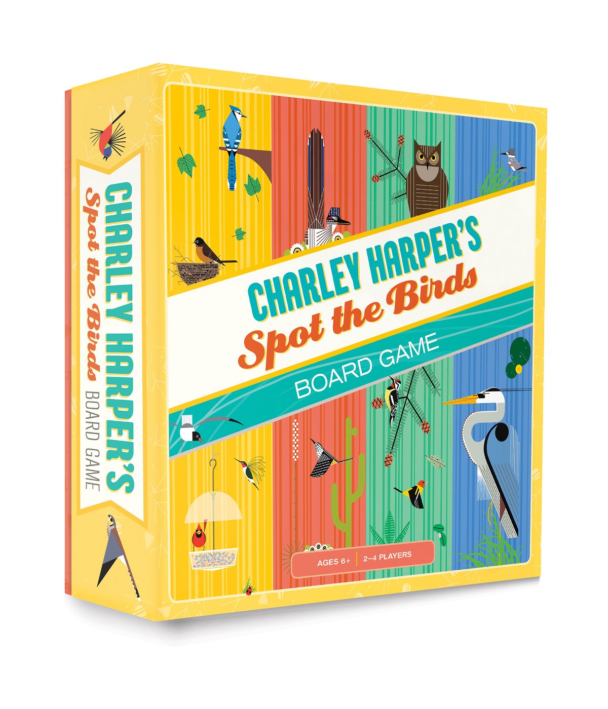  Charley Harper's Spot the Birds Board Game Multi - Multi - Bonton