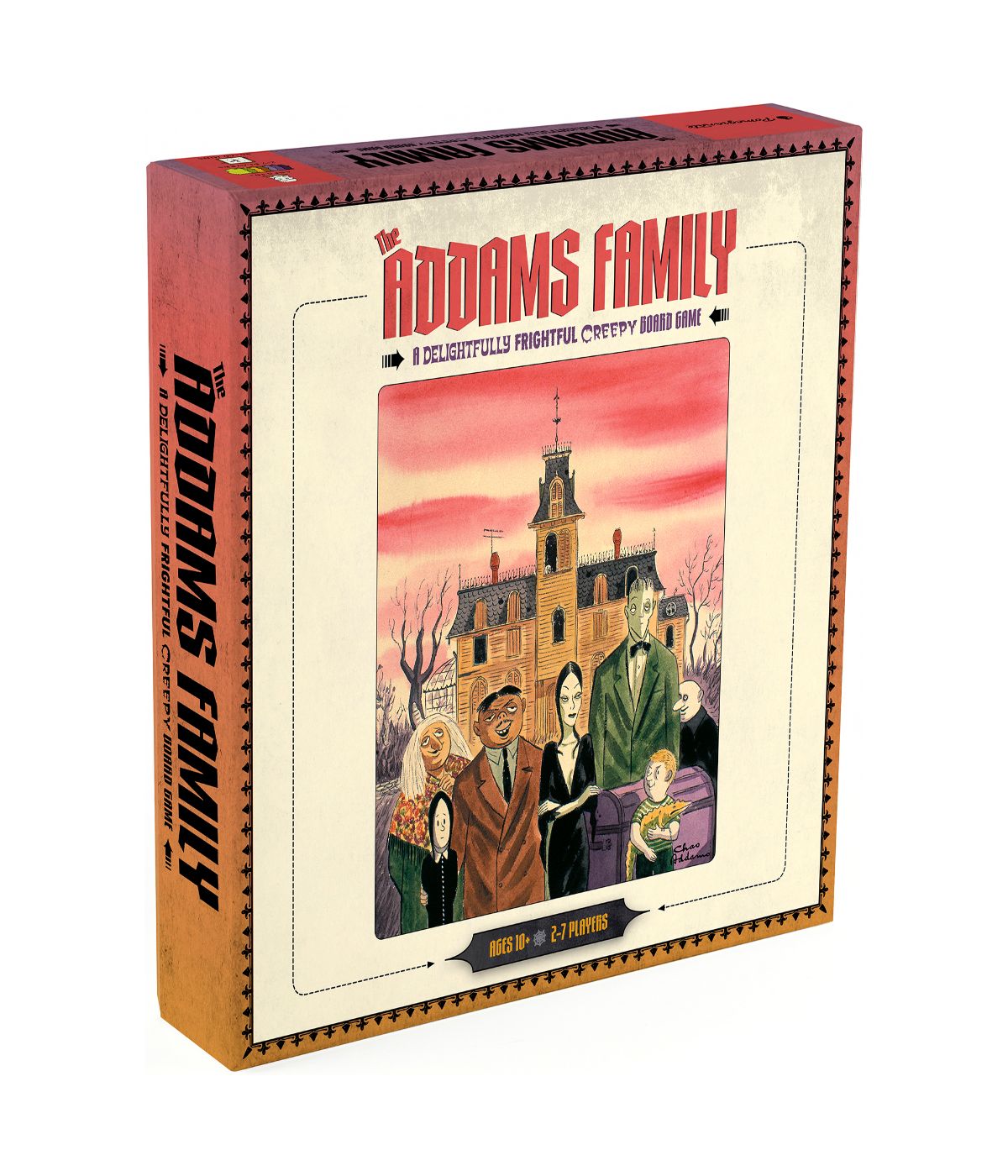  The Addams Family: A Delightfully Frightful Creepy Board Game Multi - Multi - Bonton