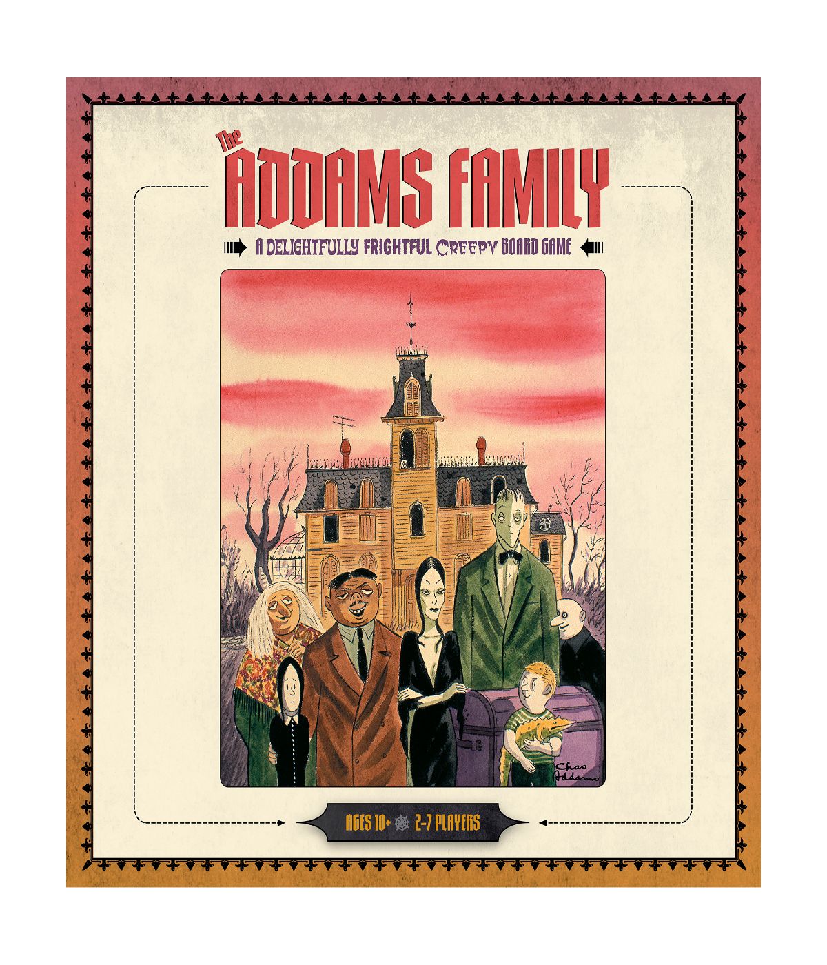  The Addams Family: A Delightfully Frightful Creepy Board Game Multi - Multi - Bonton