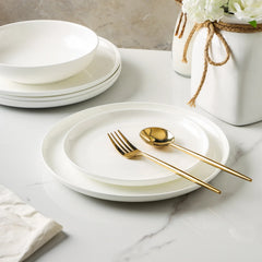 Gabrielle 12-Piece Dinnerware Set Bone China