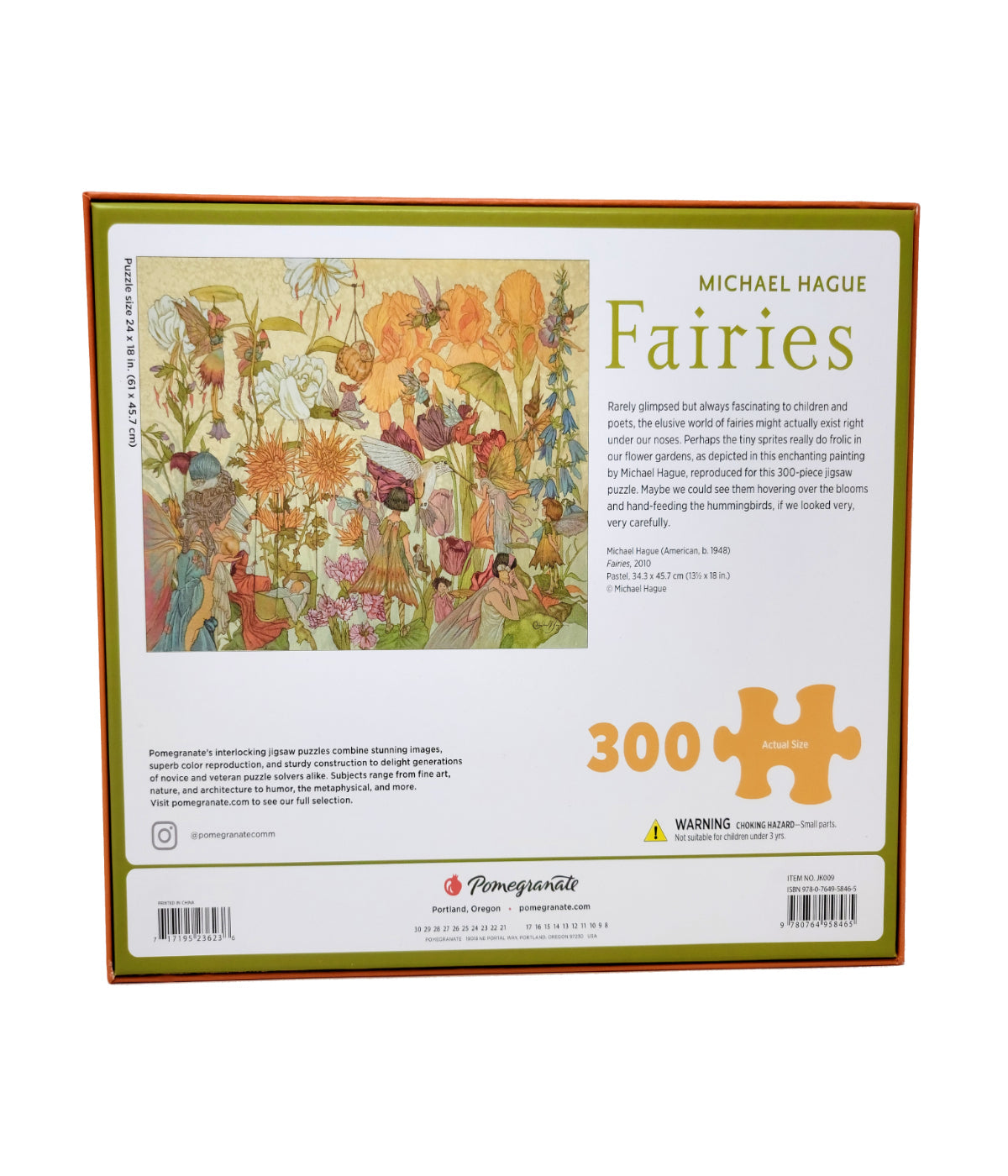  Michael Hague - Fairies Puzzle: 300 Pcs Multi - Multi - Bonton