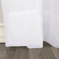 Claude Crushed Voile Sheer Rod Pocket Curtain Panel