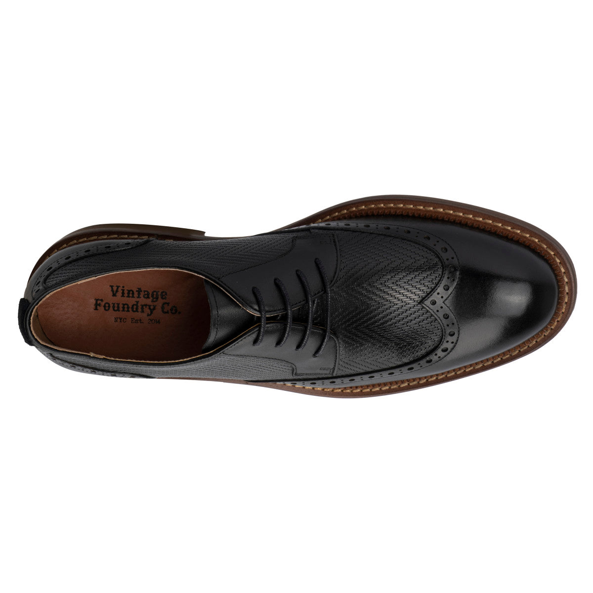  Vintage Foundry Co. Men's Clark Oxford - Black - Bonton