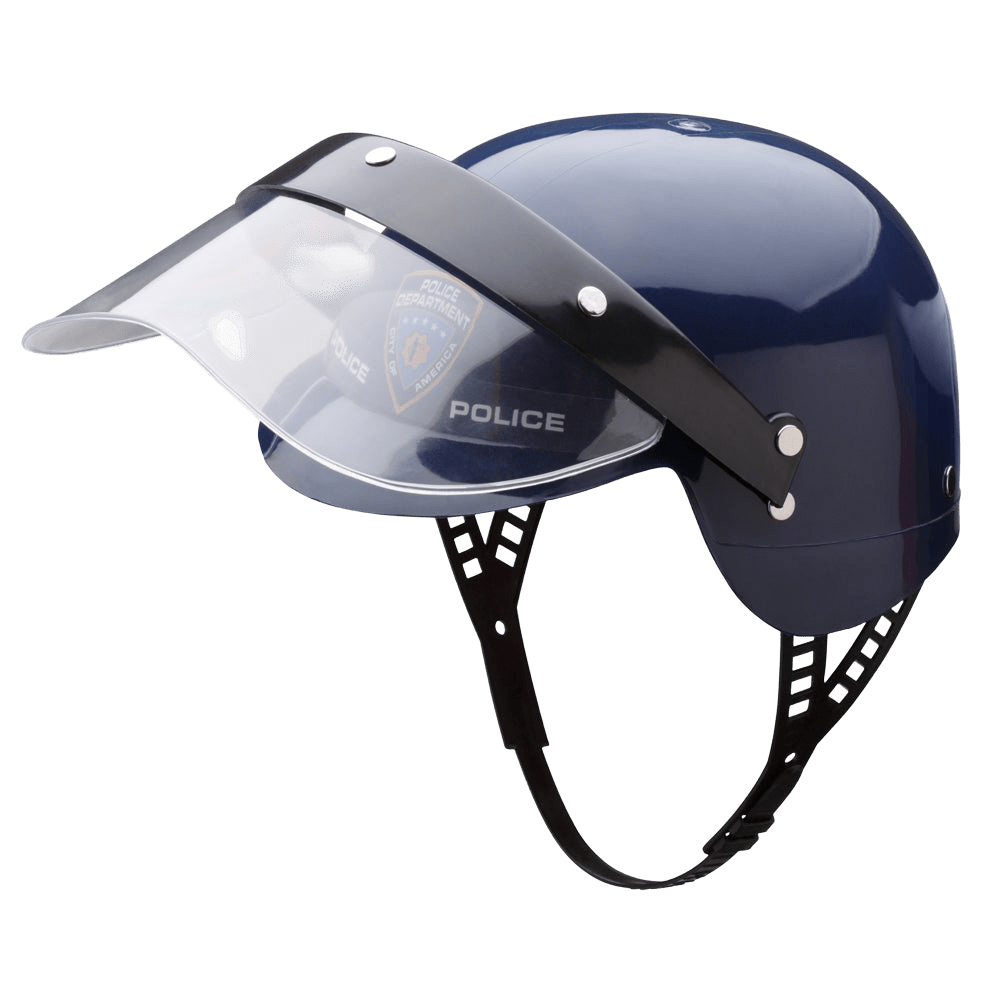  Dress Up America Police Helmet with Transparent Visor by Dress Up America - Default Title - Bonton