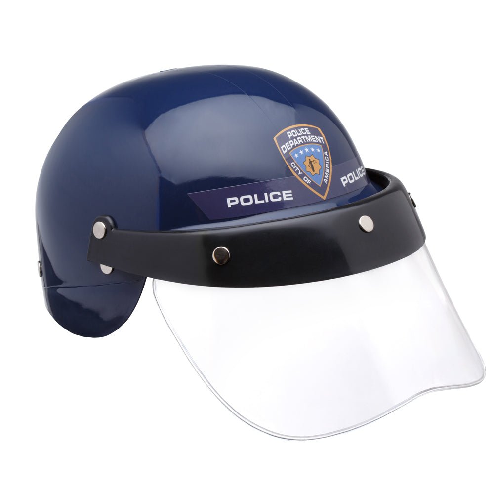  Dress Up America Police Helmet with Transparent Visor by Dress Up America - Default Title - Bonton