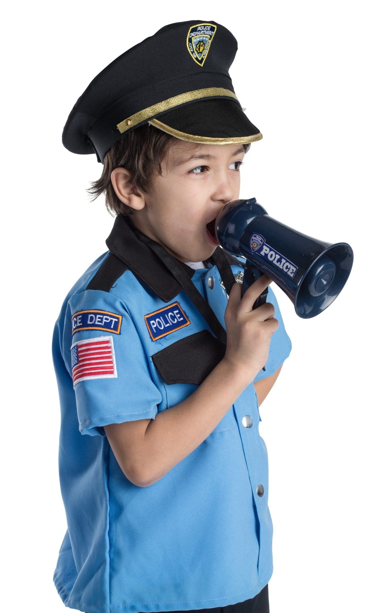  Dress Up America Police Megaphone by Dress Up America - Default Title - Bonton