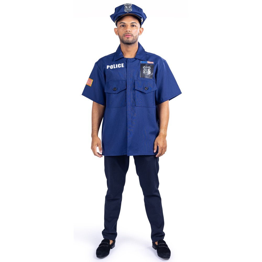  Dress Up America Police Officer Costume - Adults by Dress Up America - Default Title - Bonton
