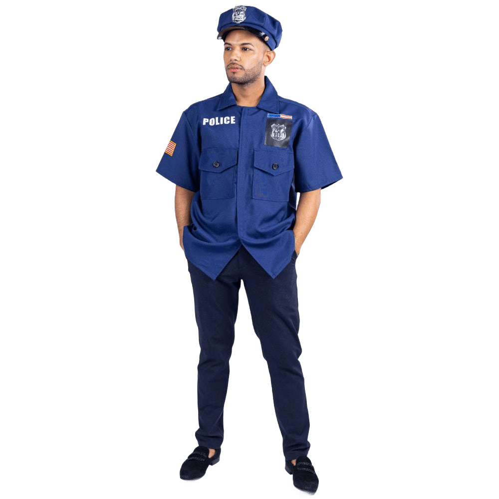  Dress Up America Police Officer Costume - Adults by Dress Up America - Default Title - Bonton