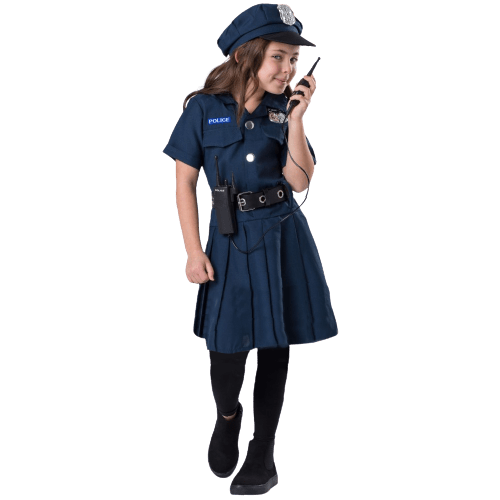  Dress Up America Police Officer Costume - Kids by Dress Up America - Large (12-14) - Bonton