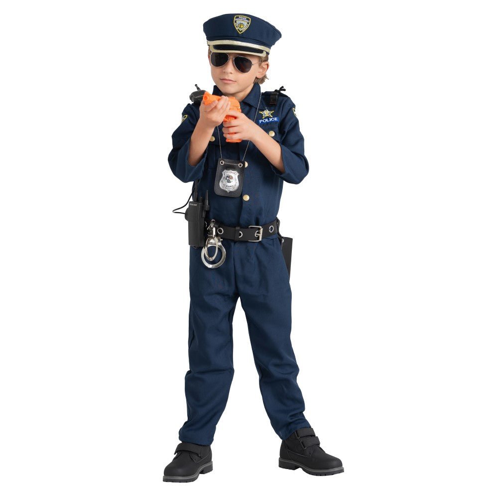  Dress Up America Police Officer Costume Set - Kids by Dress Up America - Large (12-14) - Bonton