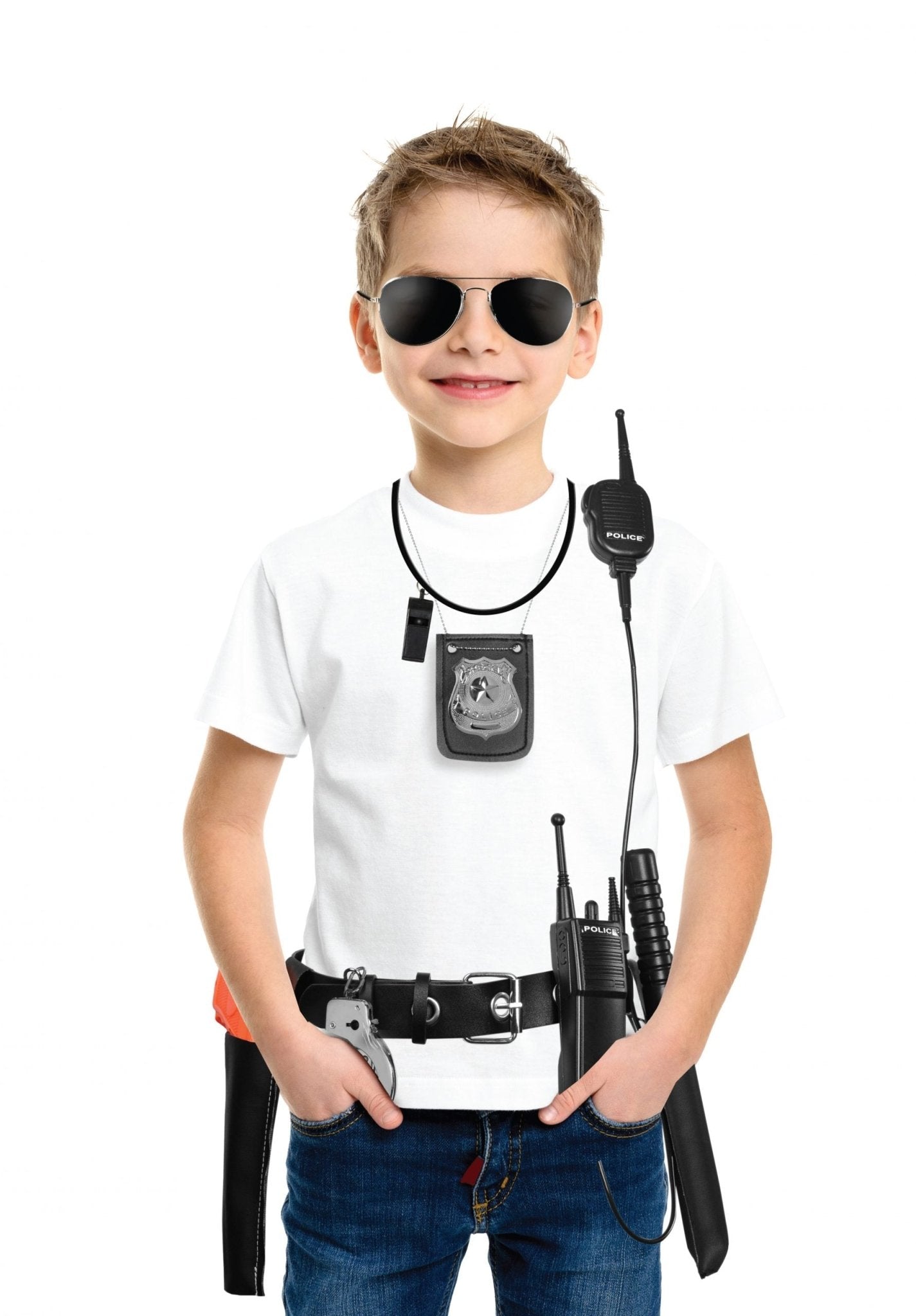  Dress Up America Police Officer Play Kit by Dress Up America - Default Title - Bonton