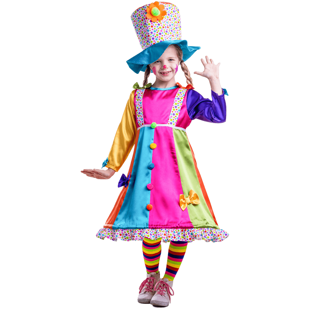  Dress Up America Polka Dot Clown Costume - Kids by Dress Up America - T2 (Toddler 1-2) - Bonton