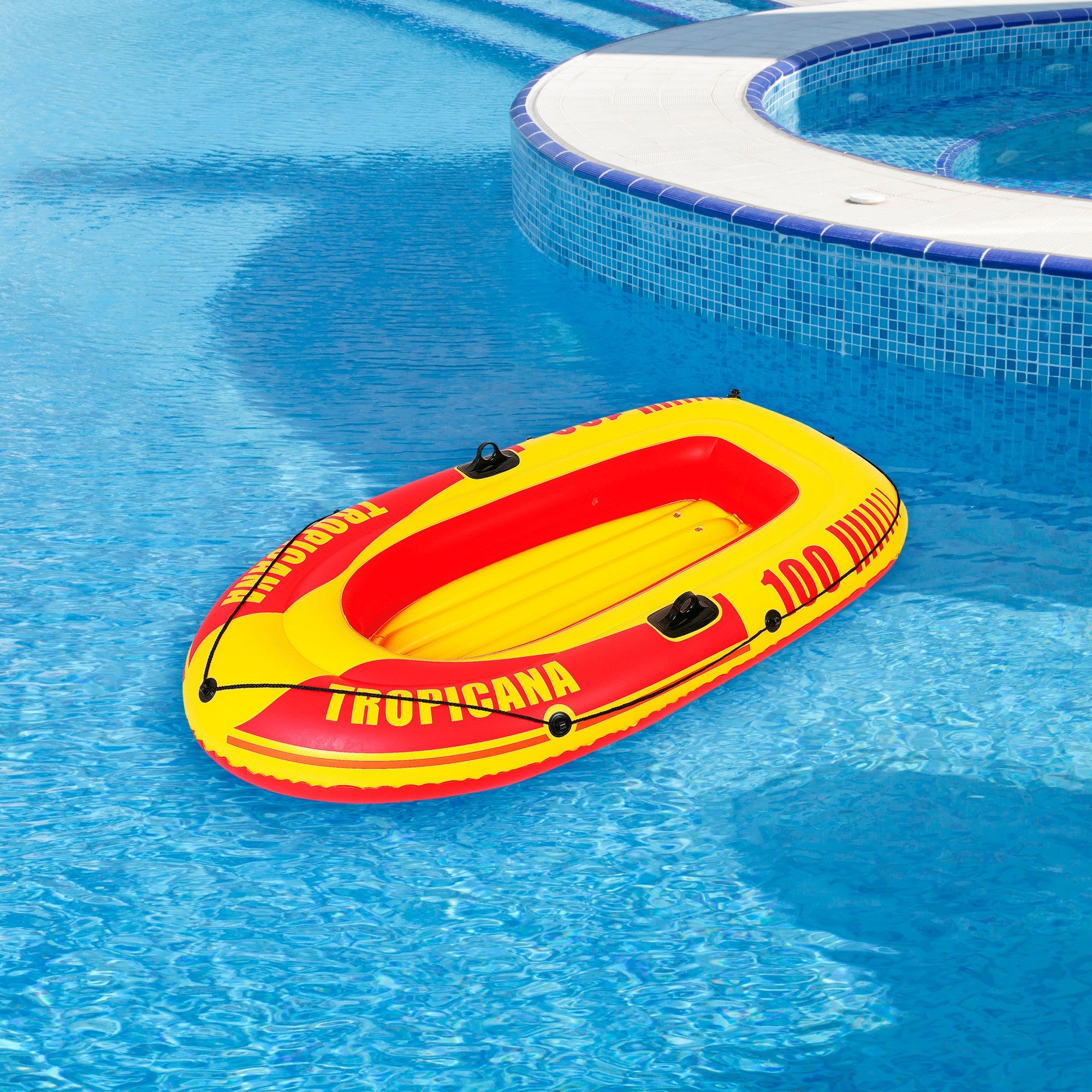  Pool Central Inflatable Tropicana Single Boat - 72
