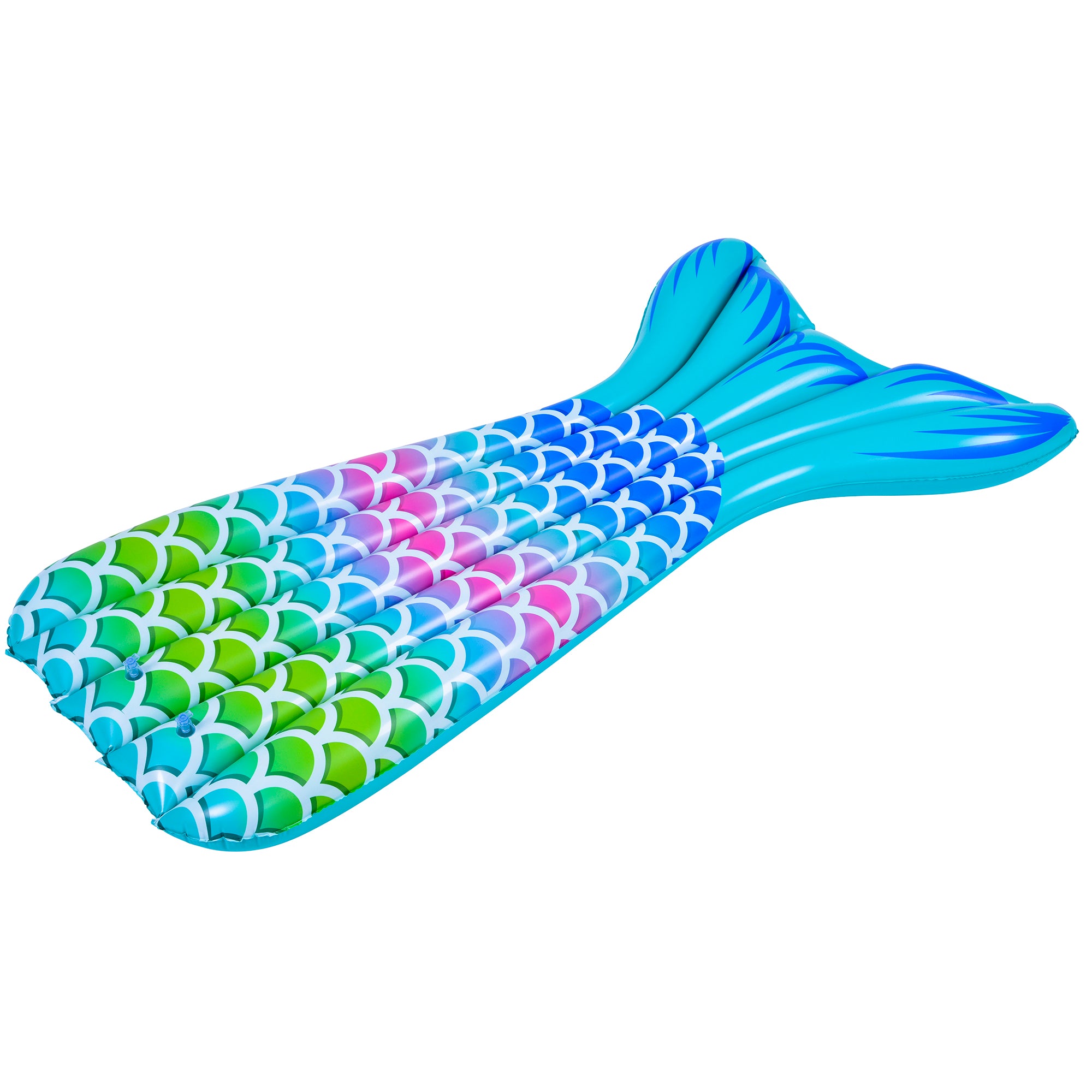  Pool Central 5.75' Blue and Green Mermaid Tail Swimming Pool Float - Default Title - Bonton