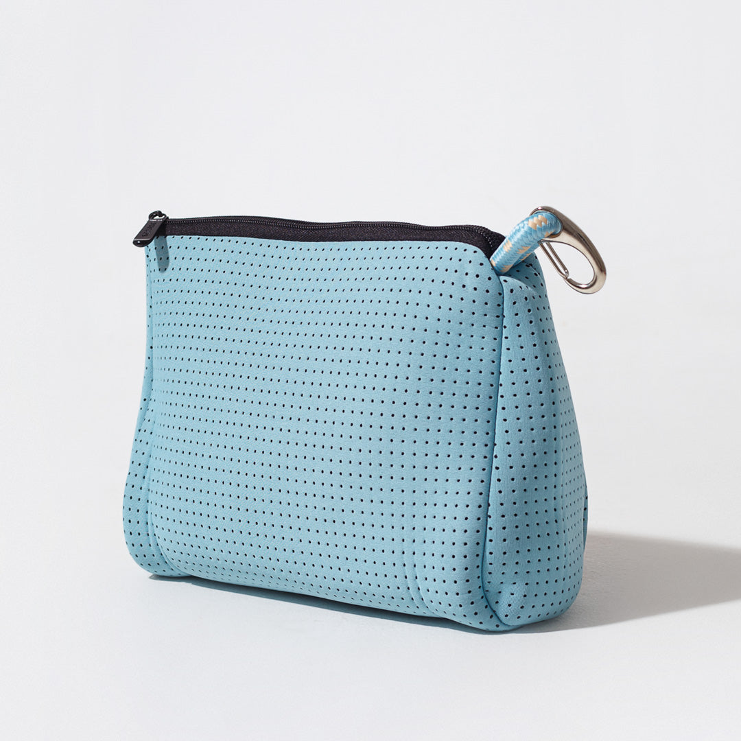  Pop Ups Brand Sky Blue Set: Oversized Wristlet Pouch + Essential Pouch - Default Title - Bonton