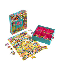 Food Trucks Jigsaw Puzzle: 500 Pcs Multi