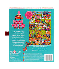 Food Trucks Jigsaw Puzzle: 500 Pcs Multi