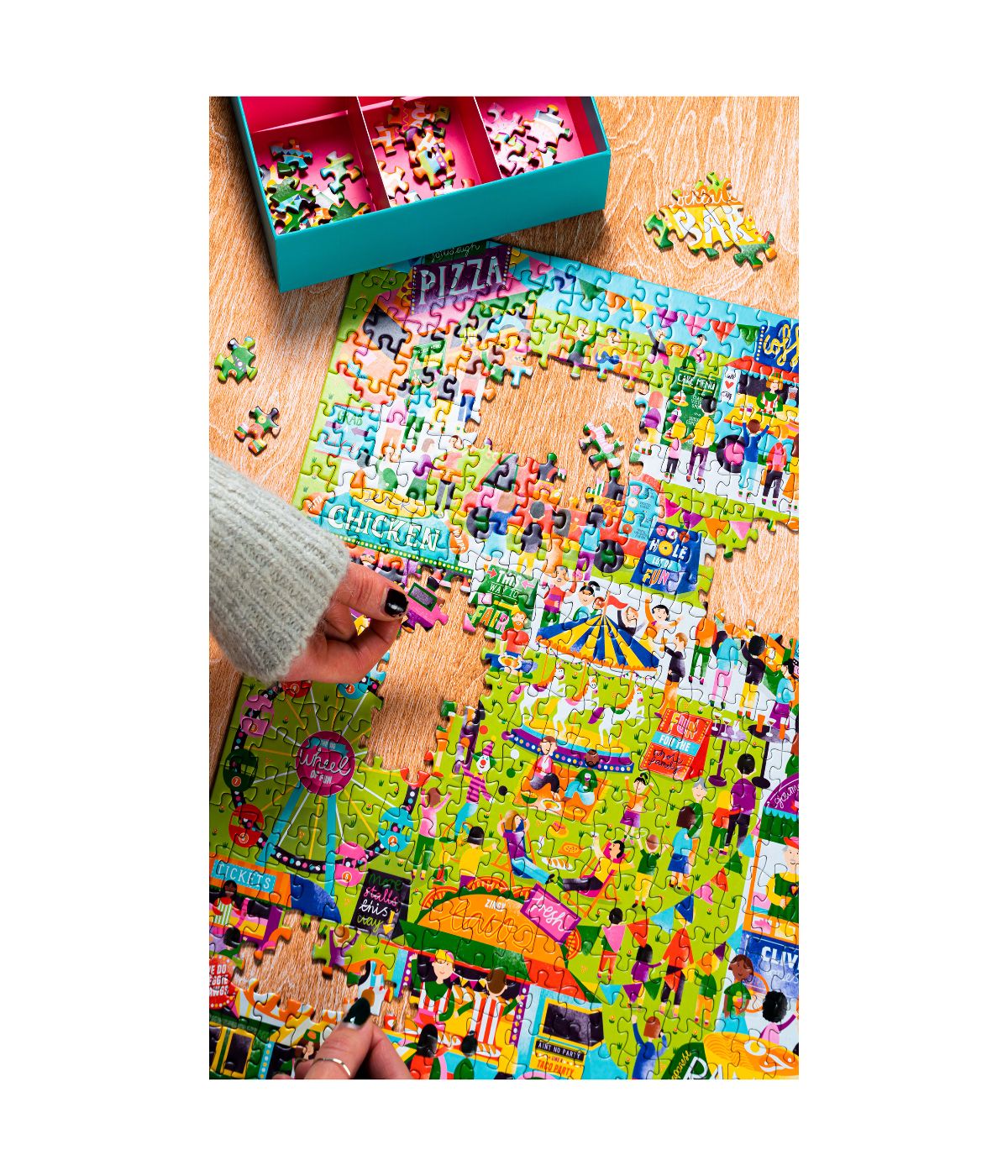  Food Trucks Jigsaw Puzzle: 500 Pcs Multi - Multi - Bonton