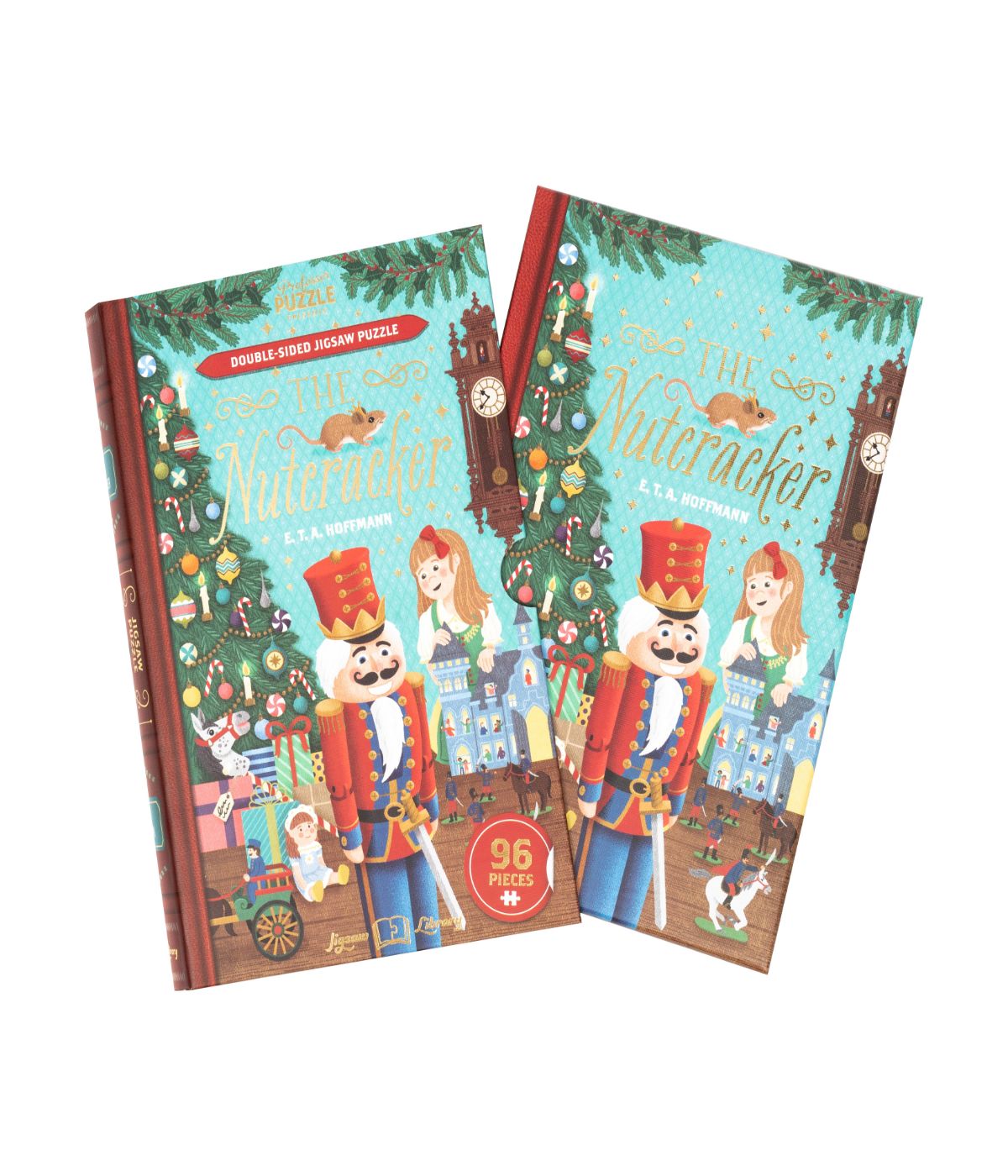 E.T.A. Hoffman's The Nutcracker Double-Sided Jigsaw Puzzle: 96 Pcs Multi