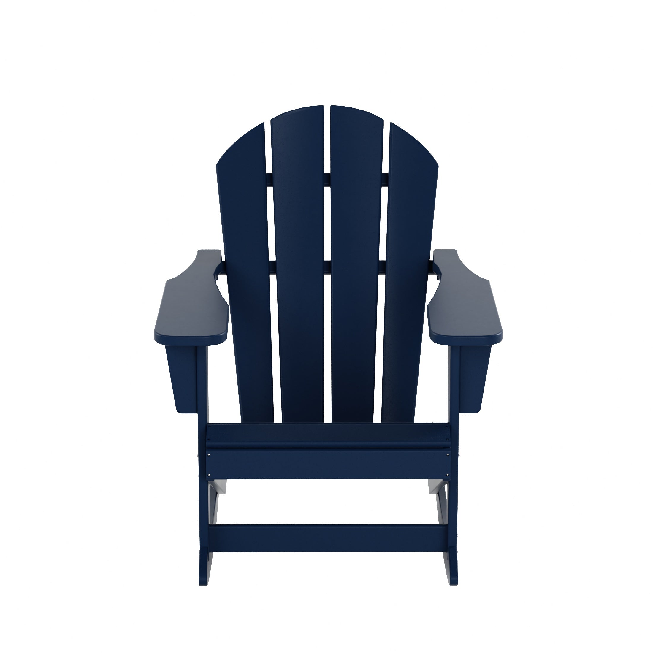  Westin Furniture Classic Porch Outdoor Patio Rocking Adirondack Chair - Navy Blue - Bonton