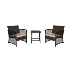 3-Piece Outdoor Patio Seating Conversation Set