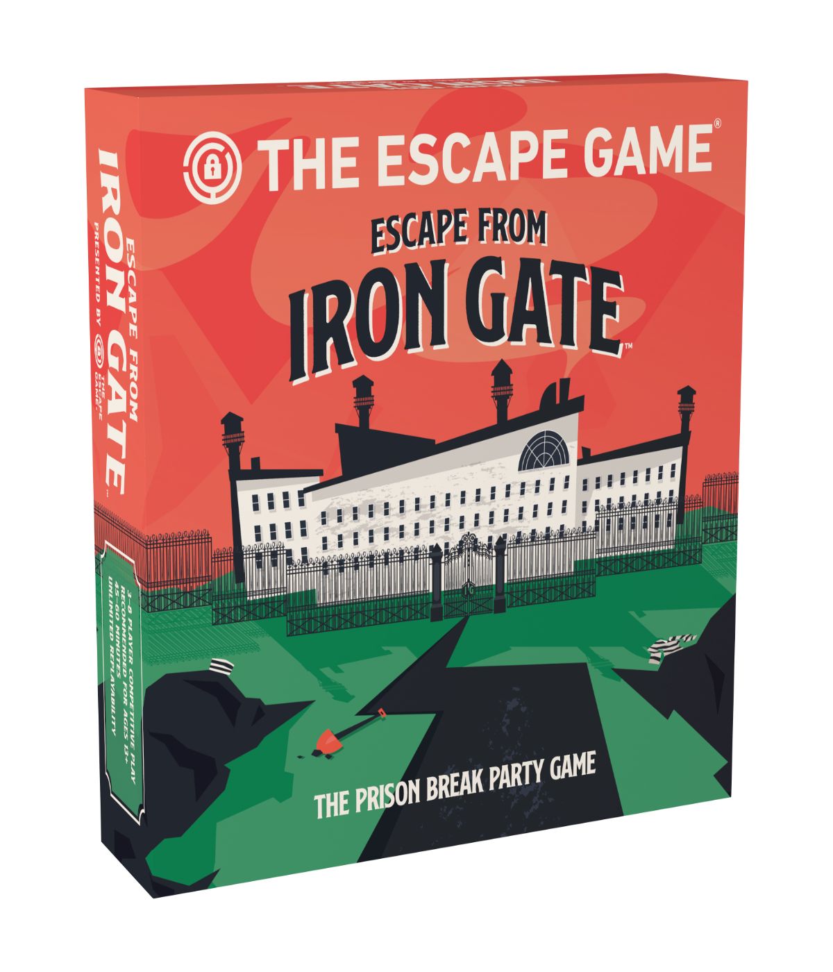  The Escape Game: Escape from Iron Gate - The Prison Break Party Game Multi - Multi - Bonton