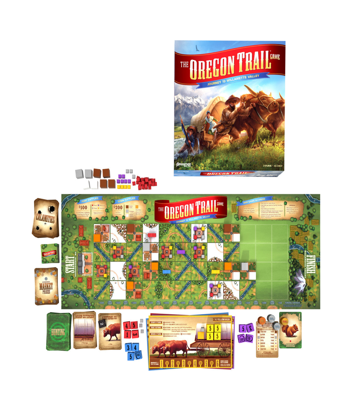  The Oregon Trail Game: Journey to Willamette Valley Multi - Multi - Bonton