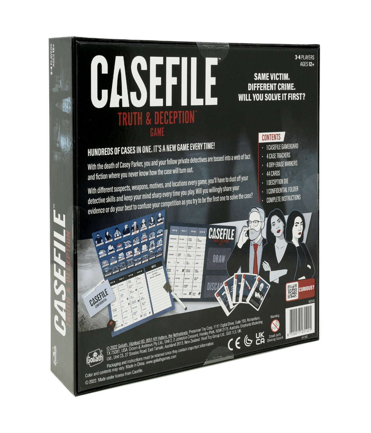  Casefile - Truth & Deception Game Multi - Multi - Bonton