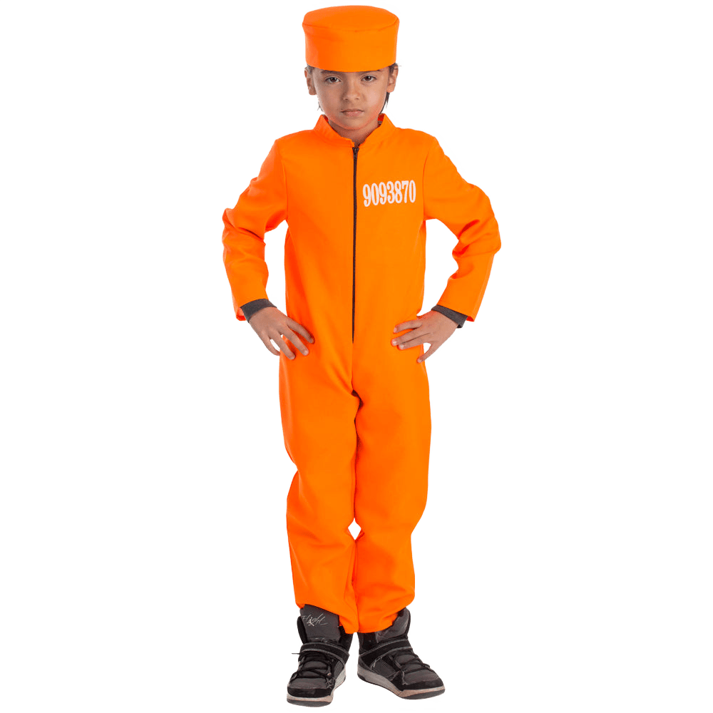  Dress Up America Prisoner Costume - Kids by Dress Up America - Large (12-14) - Bonton