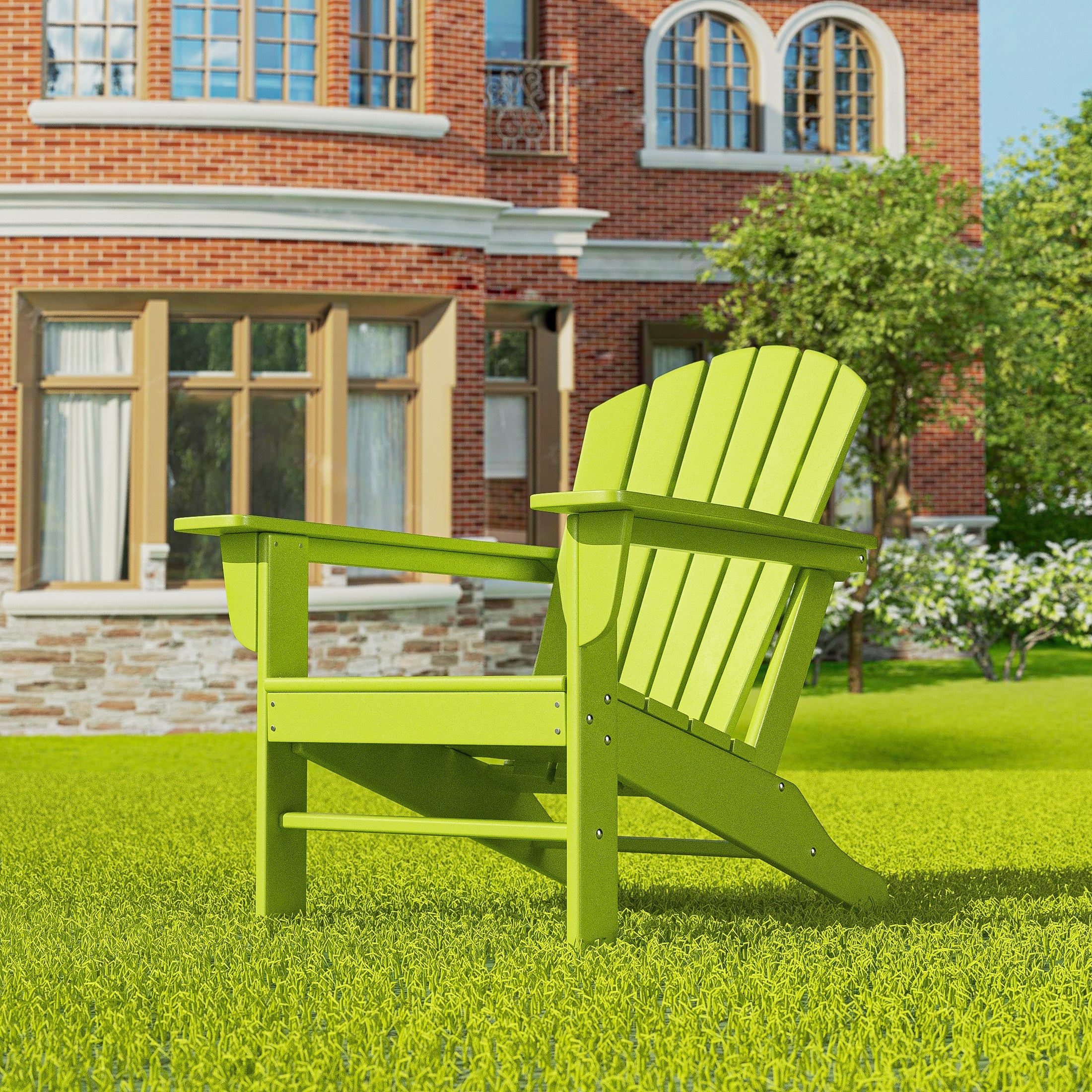  Westin Furniture Outdoor Adirondack Chair - Weathered Wood - Bonton