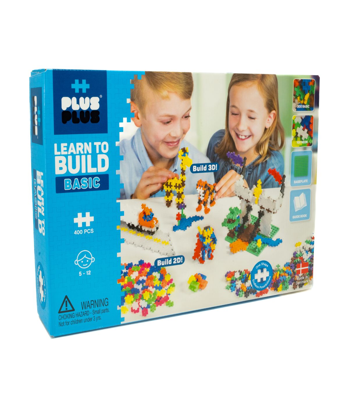  Learn to Build - Basic: 400 Pcs Multi - Multi - Bonton