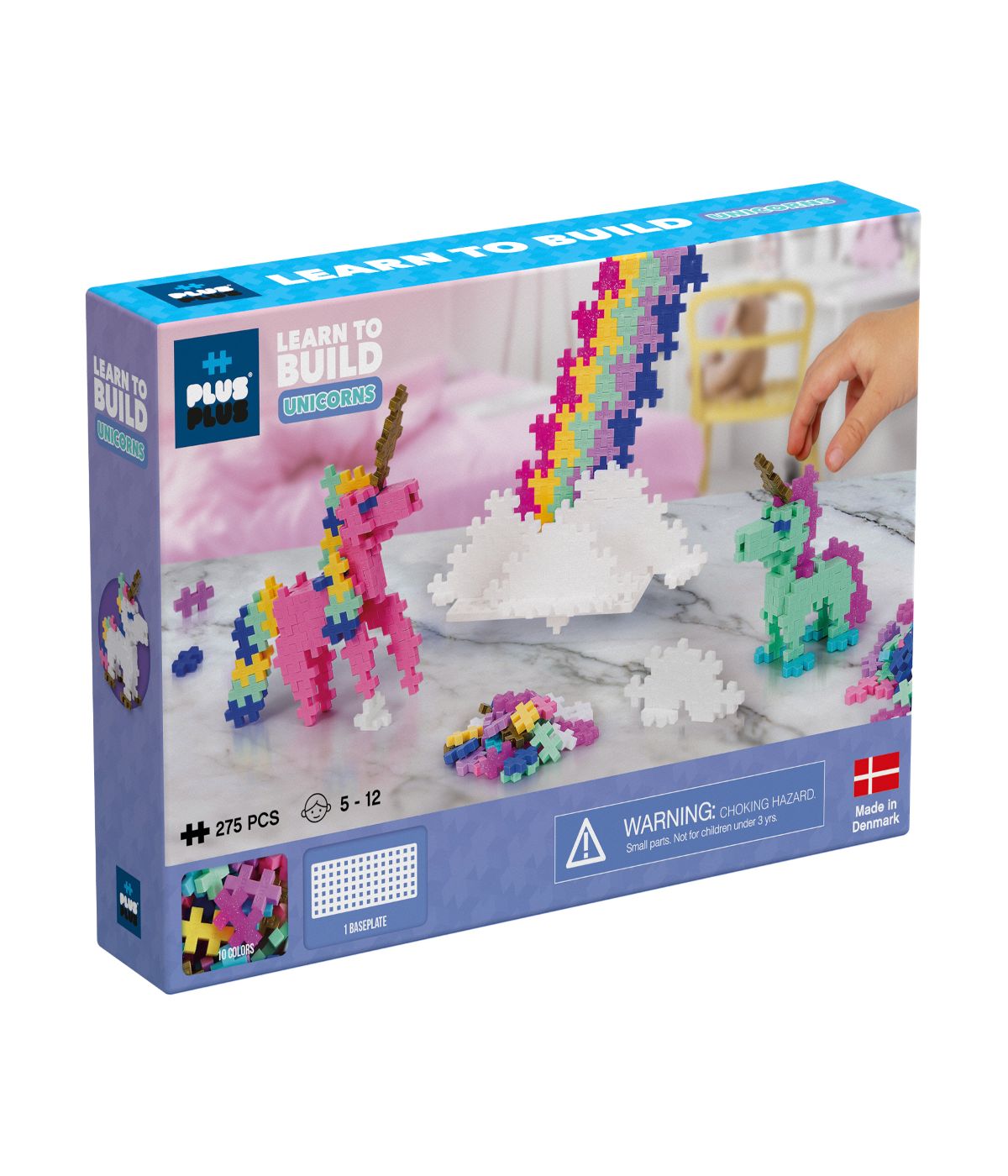  Learn to Build - Unicorns: 275 Pcs Multi - Multi - Bonton