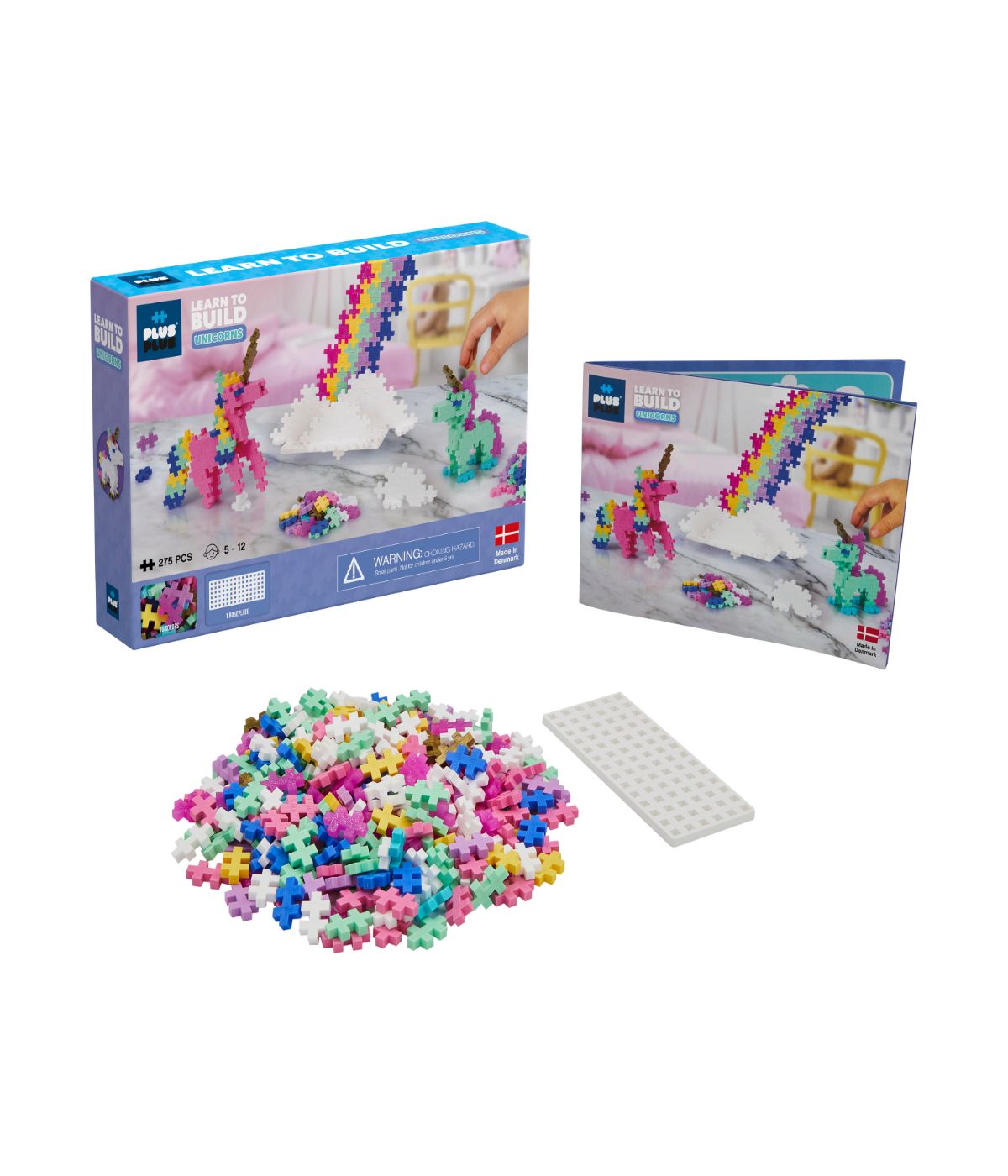  Learn to Build - Unicorns: 275 Pcs Multi - Multi - Bonton