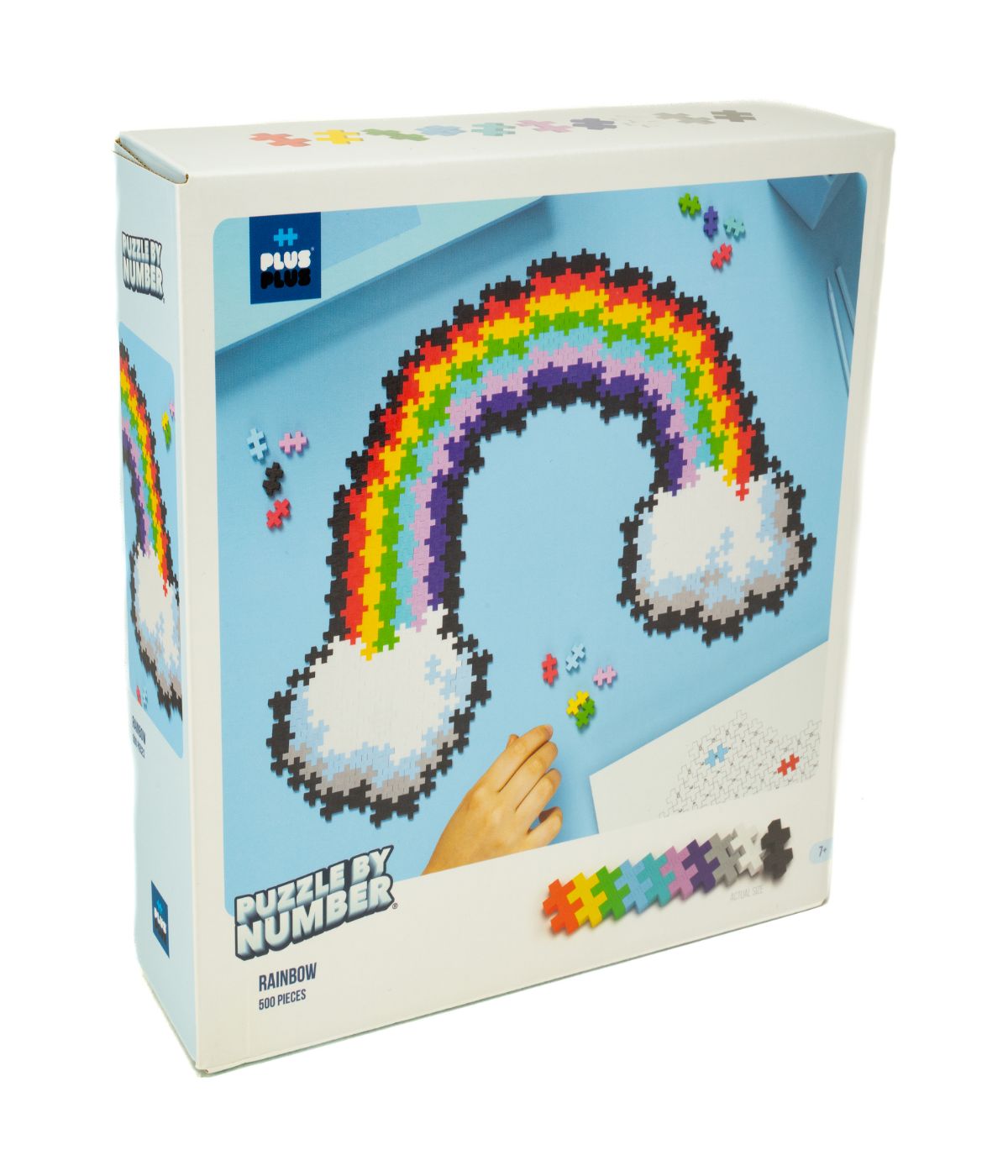  Puzzle By Number - Rainbow: 500 Pcs Multi - Multi - Bonton