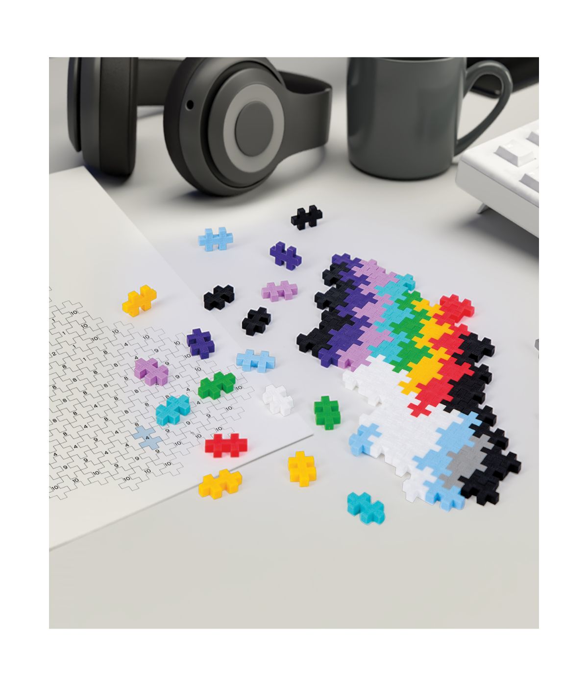  Puzzle By Number - Rainbow: 500 Pcs Multi - Multi - Bonton