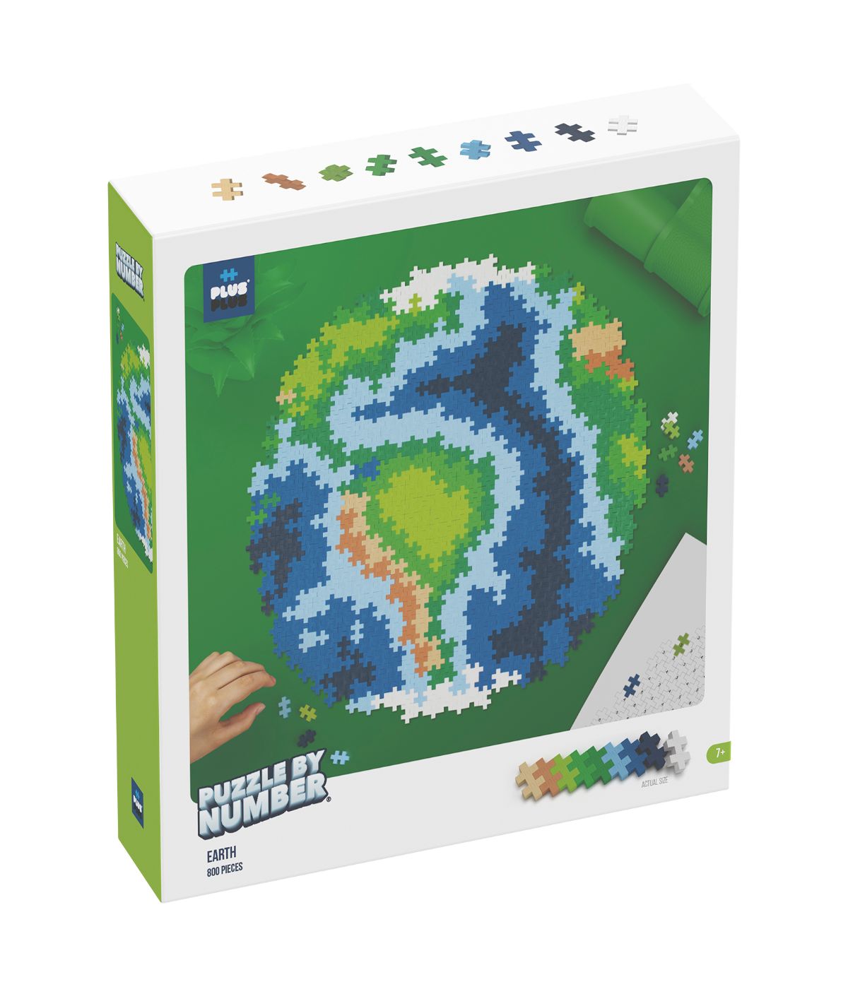  Puzzle By Number - Earth: 800 Pcs Multi - Multi - Bonton