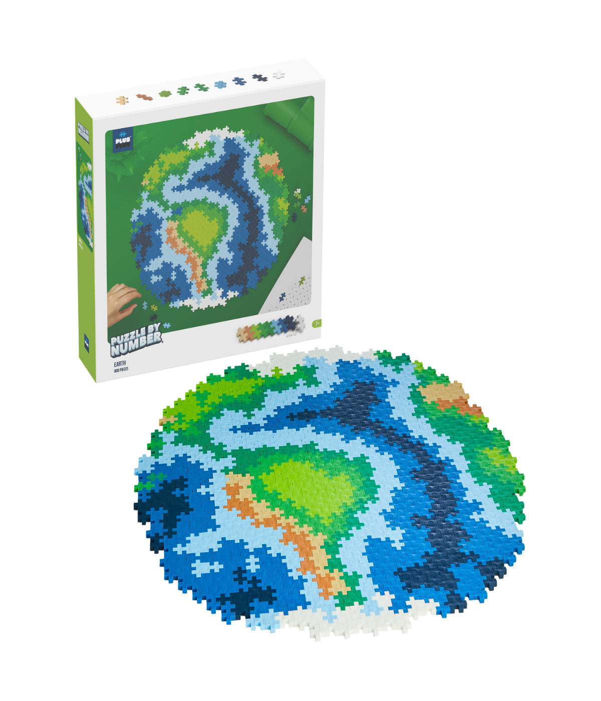  Puzzle By Number - Earth: 800 Pcs Multi - Multi - Bonton