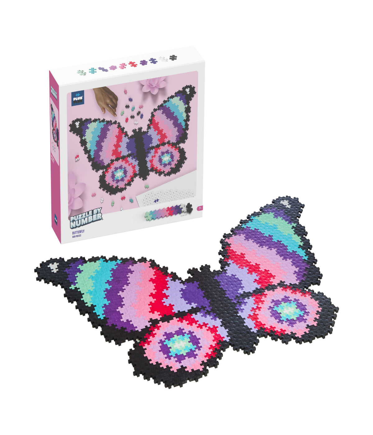  Puzzle By Number - Butterfly: 800 Pcs Multi - Multi - Bonton