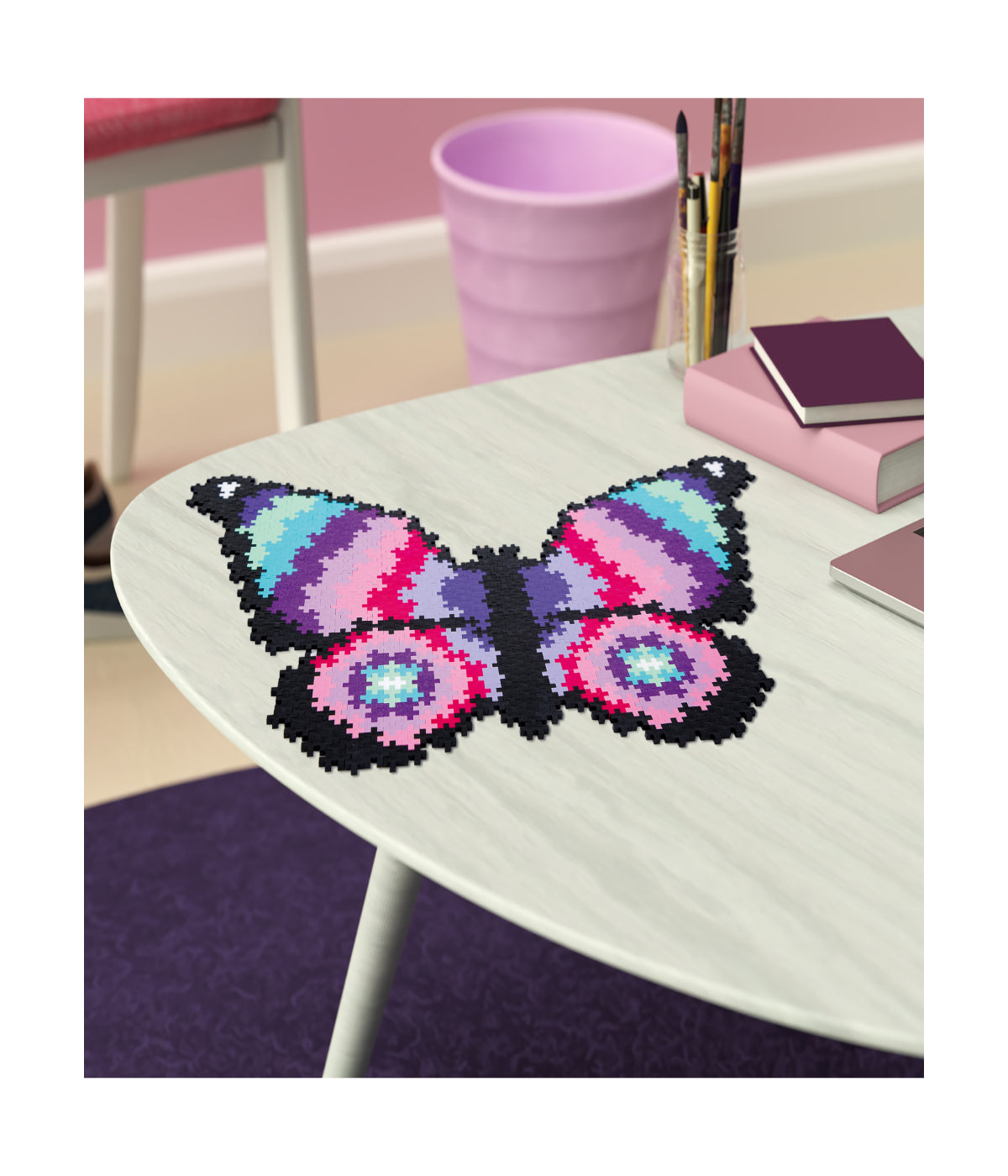  Puzzle By Number - Butterfly: 800 Pcs Multi - Multi - Bonton