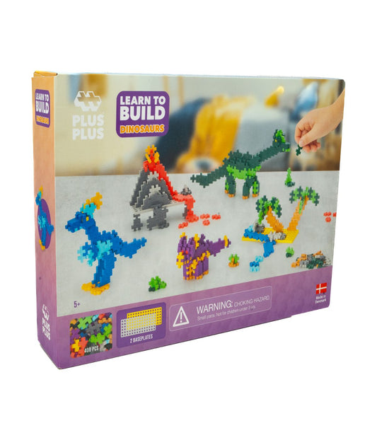 Learn to Build - Dinosaurs: 400 Pcs Multi