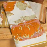 Pumpkin Orange/Mustard Tea Towels Set of 3