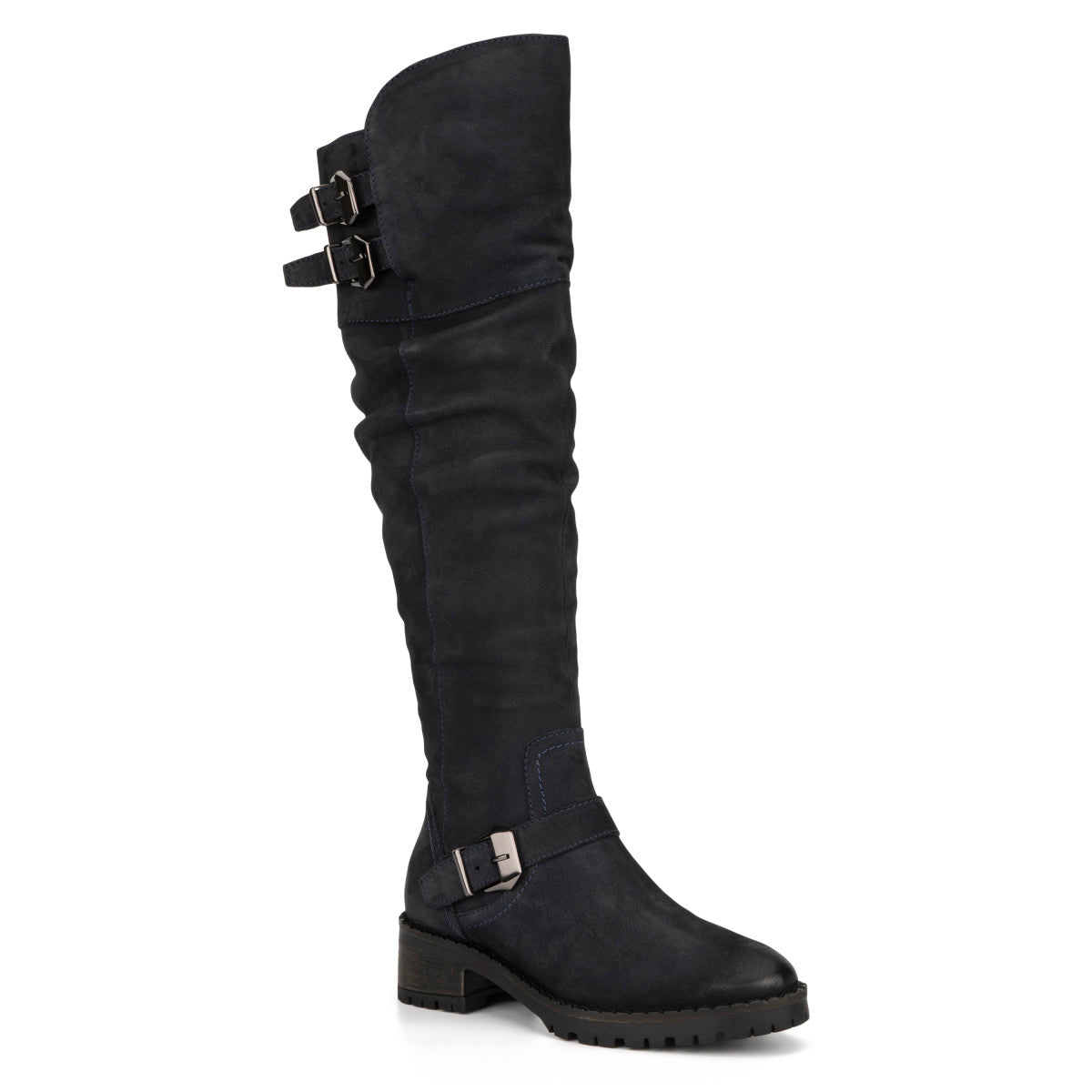  Vintage Foundry Co. Women's Victoria Tall Boot - Navy - Bonton