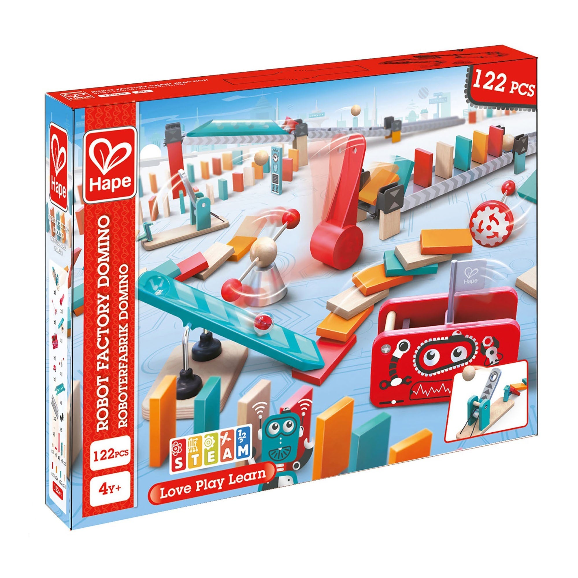 Hape Wooden Double-Sided Domino Ball Set