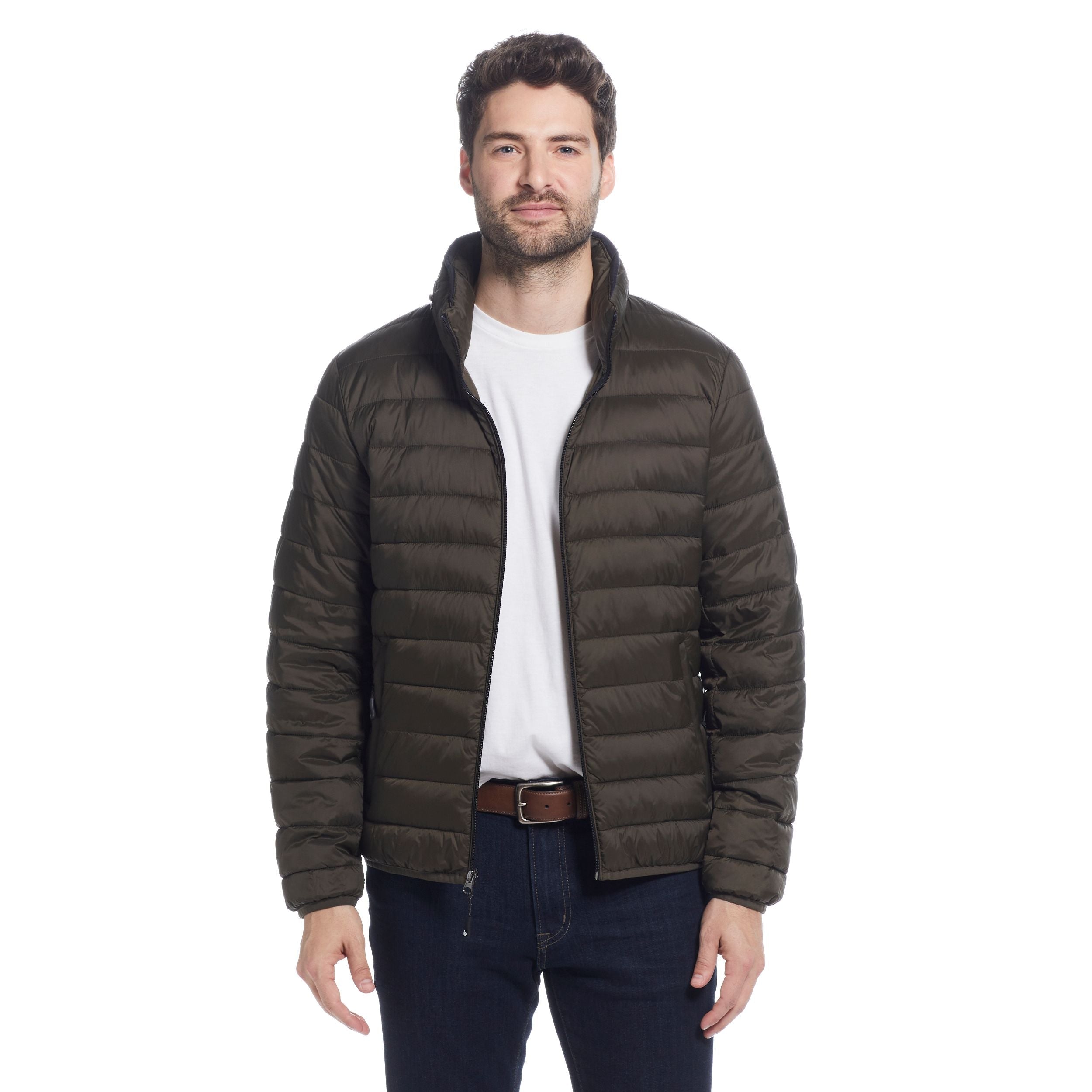  Weatherproof Men's Packable Pillow Jacket - Black - Bonton