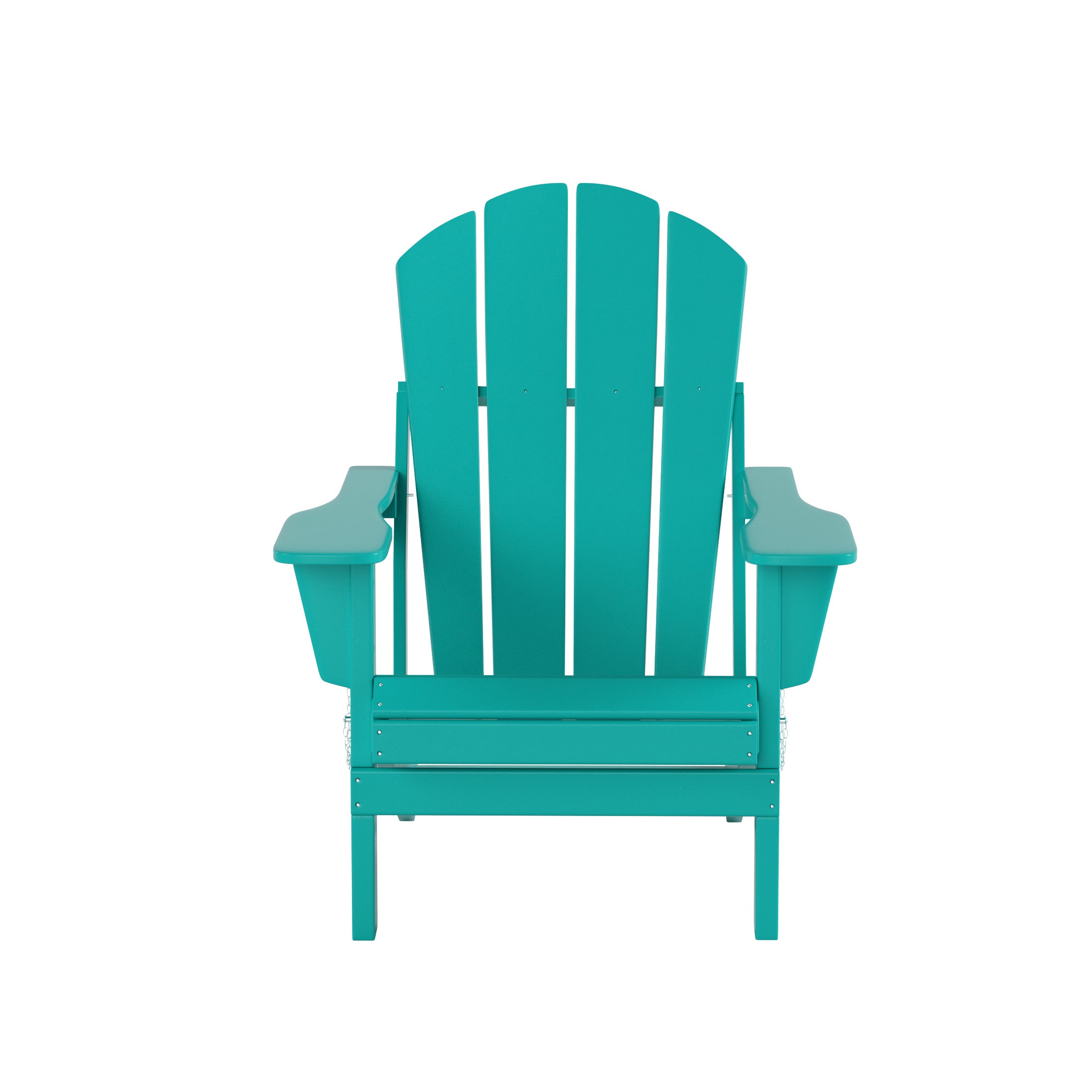  Westin Furniture Outdoor Folding Poly Adirondack Chair - Black - Bonton