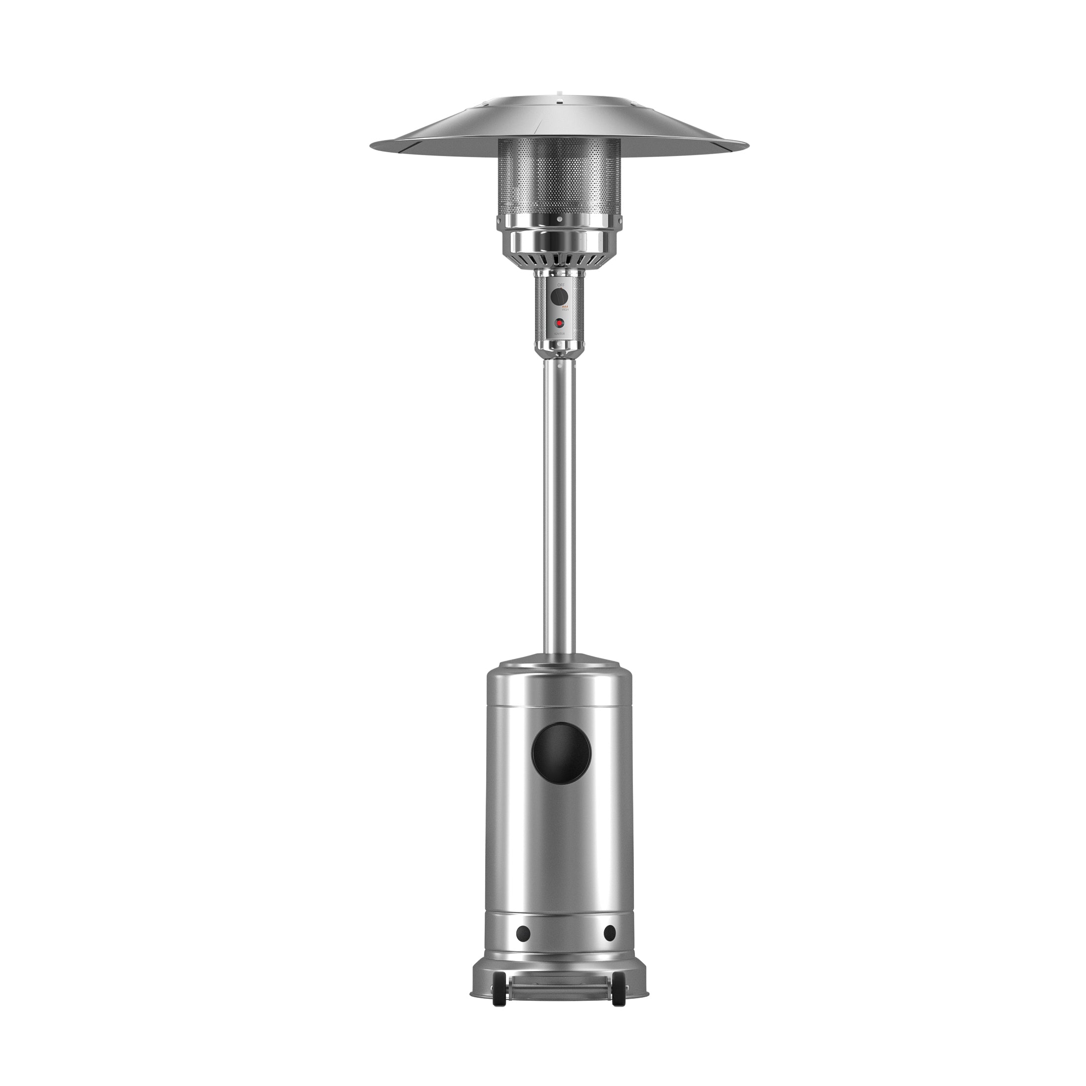  Westin Furniture Freestanding 47, 000 BTU Patio Heater - Metallic - Bonton