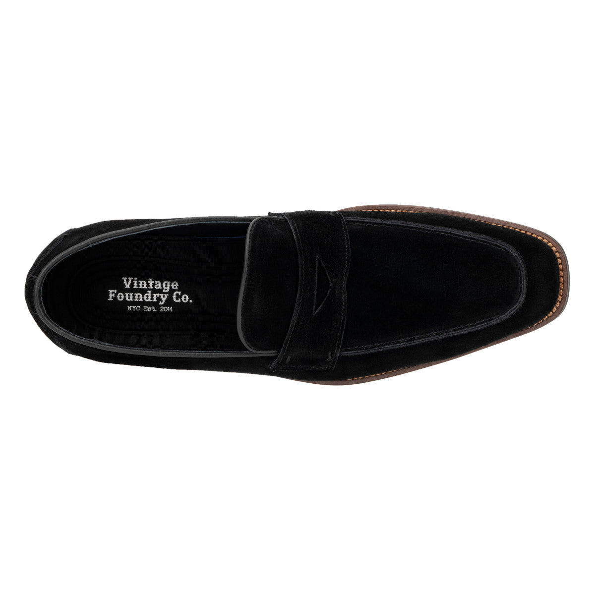  Vintage Foundry Co. Davis Men's Loafers - Black - Bonton