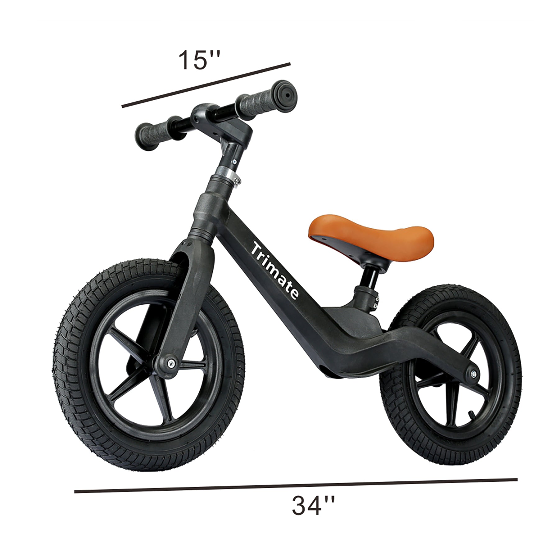 Trimate Toddler Balance Bike in Black