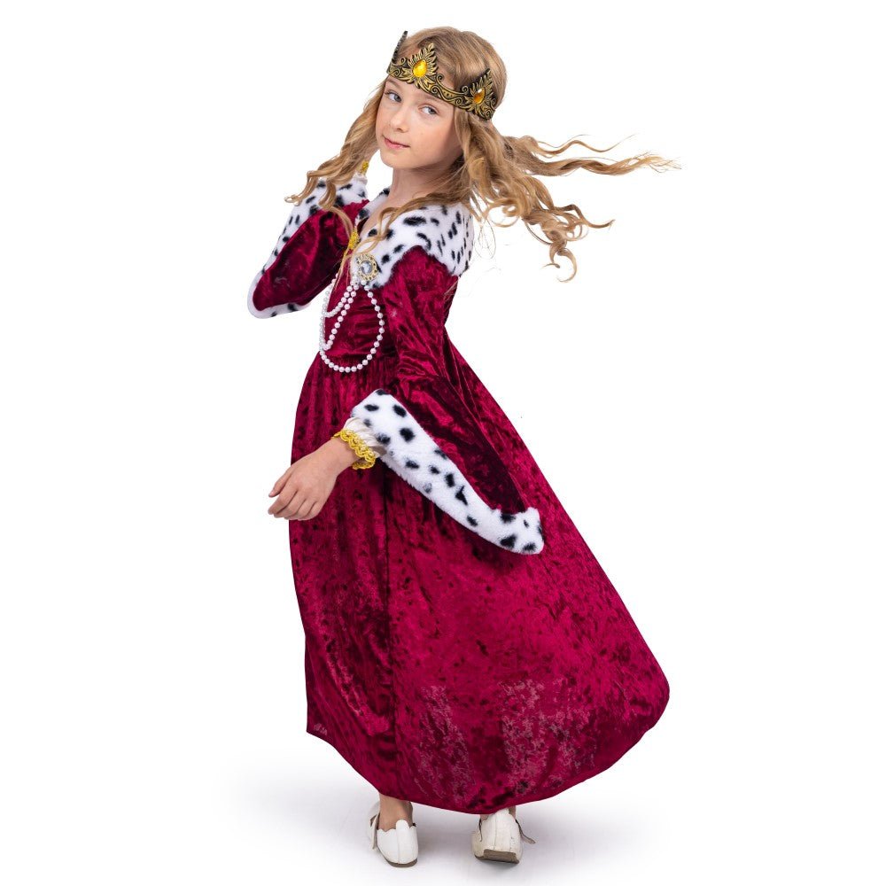  Dress Up America Queen Costume- Kids by Dress Up America - Large (12-14) - Bonton