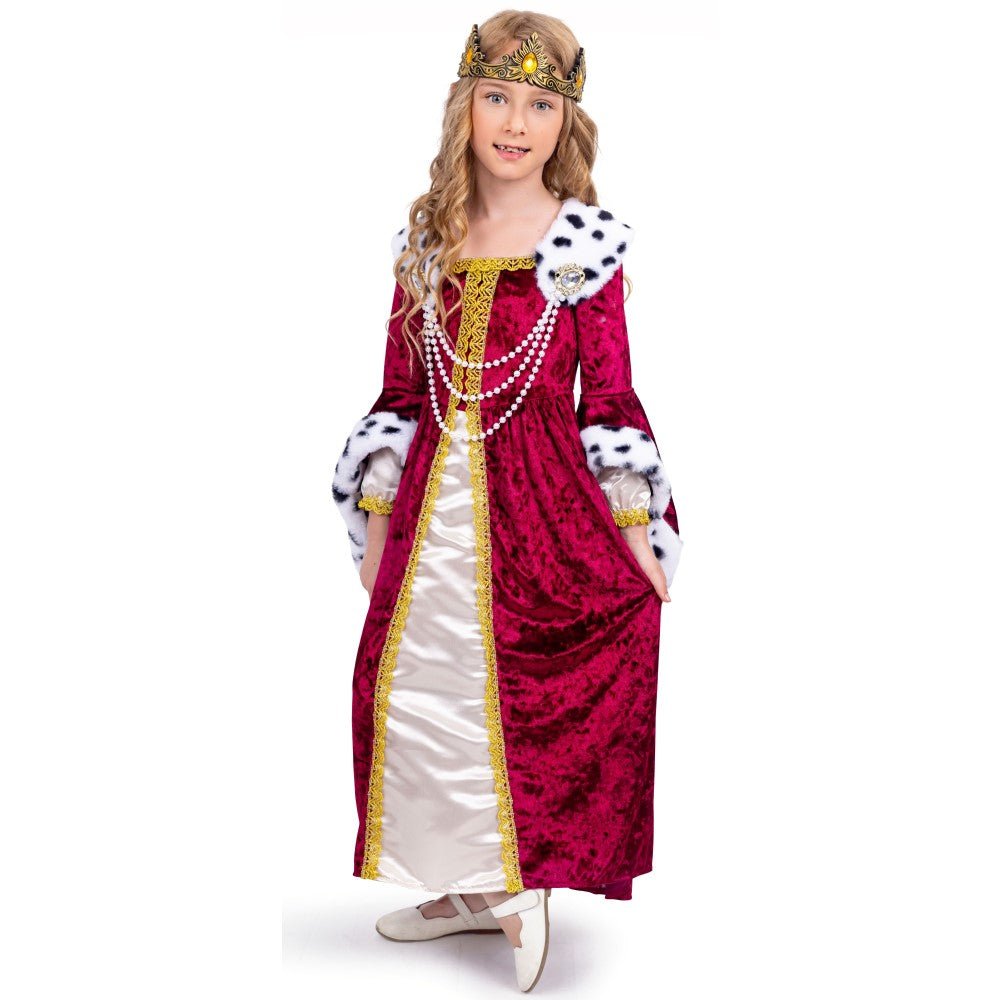  Dress Up America Queen Costume- Kids by Dress Up America - Large (12-14) - Bonton